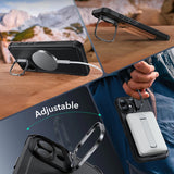 Husa pentru iPhone 16, ESR Cyber Armor Kickstand, albastru