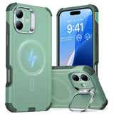 Husa pentru iPhone 16, ESR Cyber Armor Kickstand, albastru