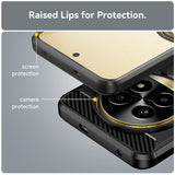 Husa pentru Realme 13 Pro, Techsuit Carbon Silicone, albastru