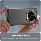 Husa pentru Realme 13 Pro, Techsuit Carbon Silicone, albastru