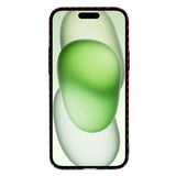 Husa pentru iPhone 15 Plus, Techsuit Carbonite FiberShell, rosu inchis