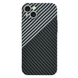 Husa pentru iPhone 15 Plus, Techsuit Carbonite FiberShell, gri