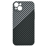 Husa pentru iPhone 15 Plus, Techsuit Carbonite FiberShell, gri