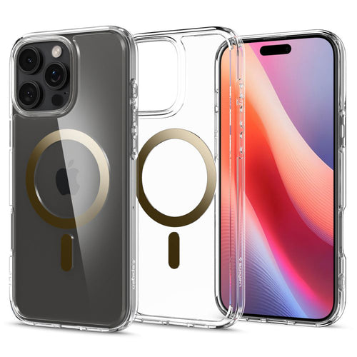 Husa pentru iPhone 16 Pro, Spigen Ultra Hybrid MagSafe (ACS08132), bej
