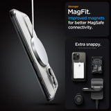 Husa pentru iPhone 16 Pro, Spigen Ultra Hybrid MagSafe (ACS08133), transparenta