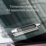 Baseus Parking Number (Acnum-01), pentru Dashboard, Fluorescent Digits, Number Hiding, Weather-Resistant, Non-Slip