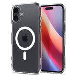 Husa pentru iPhone 16, Spigen Ultra Hybrid MagSafe (ACS08205), alb