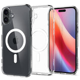 Husa pentru iPhone 16, Spigen Ultra Hybrid MagSafe (ACS08205), alb