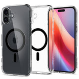 Husa pentru iPhone 16 Plus, Spigen Ultra Hybrid MagSafe (ACS08076), negru