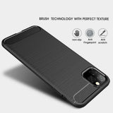 Husa pentru iPhone 11, Techsuit Carbon Silicone, albastru