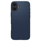 Husa pentru iPhone 16, Spigen Liquid Air (ACS08195), bleumarin