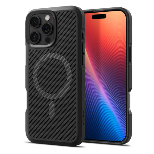 Husa pentru iPhone 16 Pro, Spigen Core Armor MagSafe (ACS08158), negru