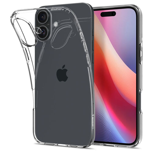 Husa pentru iPhone 16, Spigen Liquid Crystal (ACS08190), transparenta