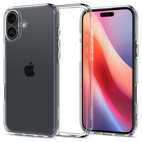 Husa pentru iPhone 16 Plus, Spigen Ultra Hybrid (ACS08069), transparenta