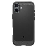 Husa pentru iPhone 16, Spigen Rugged Armor MagSafe (ACS08214), negru