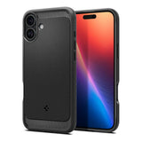 Husa pentru iPhone 16, Spigen Rugged Armor MagSafe (ACS08214), negru