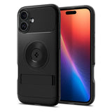 Husa pentru iPhone 16, Spigen Slim Armor MagSafe (ACS08227), negru