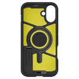 Husa pentru iPhone 16, Spigen Tough Armor MagSafe (ACS08216), negru