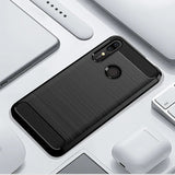 Husa pentru Huawei P Smart Z, Techsuit Carbon Silicone, negru