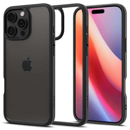 Husa pentru iPhone 16 Pro Max, Spigen Ultra Hybrid (ACS07996), negru