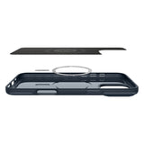 Husa pentru iPhone 16 Pro Max, Spigen Thin Fit MagSafe (ACS07980), albastru inchis