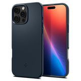Husa pentru iPhone 16 Pro Max, Spigen Thin Fit MagSafe (ACS07980), albastru inchis