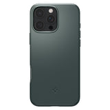 Husa pentru iPhone 16 Pro Max, Spigen Thin Fit MagSafe (ACS07981), verde inchis