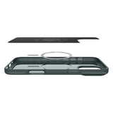 Husa pentru iPhone 16 Pro Max, Spigen Thin Fit MagSafe (ACS07981), verde inchis