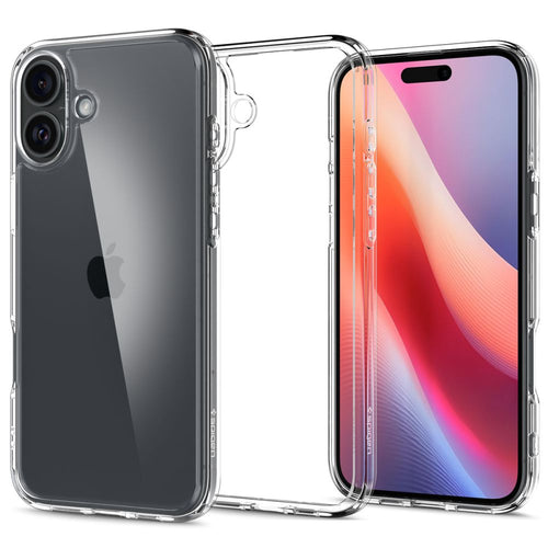Husa pentru iPhone 16, Spigen Ultra Hybrid (ACS08197), transparenta