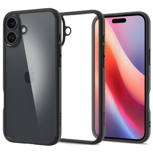 Husa pentru iPhone 16, Spigen Ultra Hybrid (ACS08201), negru