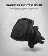 Suport auto Ringke , Power Indicator Design pentru Grila ventilatie, negru