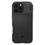 Husa pentru iPhone 16 Pro Max, Spigen Optik Armor MagSafe (ACS08015), negru