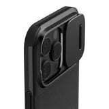 Husa pentru iPhone 16 Pro Max, Spigen Optik Armor MagSafe (ACS08015), negru
