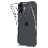 Husa pentru iPhone 16 Plus, Spigen Liquid Crystal (ACS08064), transparenta