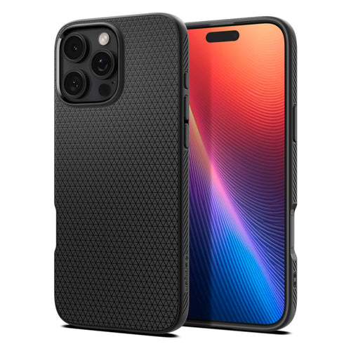 Husa pentru iPhone 16 Pro, Spigen Liquid Air (ACS08117), negru