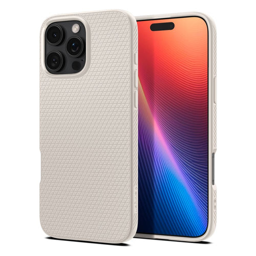 Husa pentru iPhone 16 Pro Max, Spigen Liquid Air (ACS07991), natural