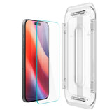 Folie de protectie pentru iPhone 16 Pro, Spigen (2 pack) Glas.tR EZ-FIT (AGL07928)