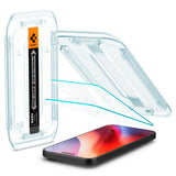 Folie de protectie pentru iPhone 16 Pro, Spigen (2 pack) Glas.tR EZ-FIT (AGL07928)