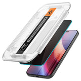 Folie de protectie pentru iPhone 16 Pro Max, Spigen (2 pack) Glas.tR EZ-FIT (AGL07908)