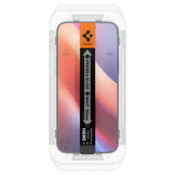 Folie de protectie pentru iPhone 16 Pro, Spigen (2 pack) Glas.tR EZ-FIT (AGL07929)