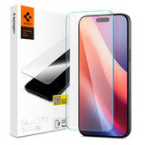 Folie de protectie pentru iPhone 15, Spigen Glas.tR Slim HD (AGL06910)