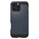 Husa pentru iPhone 16 Pro Max, Spigen Tough Armor MagSafe (ACS08014), albastru