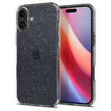 Husa pentru iPhone 16 Plus, Spigen Liquid Crystal Glitter (ACS08065), transparenta