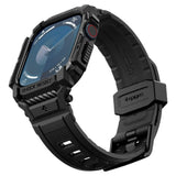 Curea pentru Apple Watch 10 42mm, Spigen Rugged Armor Pro (ACS08591), negru