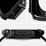 Husa smartwatch pentru Apple Watch 10 42mm, Spigen, negru