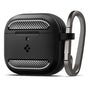 Husa casti pentru AirPods 4, Spigen, Rugged Armor Acs08642 Matte, negru