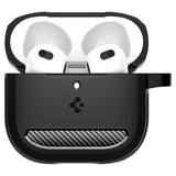 Husa casti pentru AirPods 4, Spigen, Rugged Armor Acs08642 Matte, negru