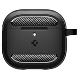 Husa casti pentru AirPods 4, Spigen, Rugged Armor Acs08642 Matte, negru