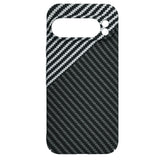 Husa pentru Google Pixel 9 Pro, Techsuit Carbonite FiberShell, gri
