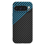 Husa pentru Google Pixel 9 Pro, Techsuit Carbonite FiberShell, bleu